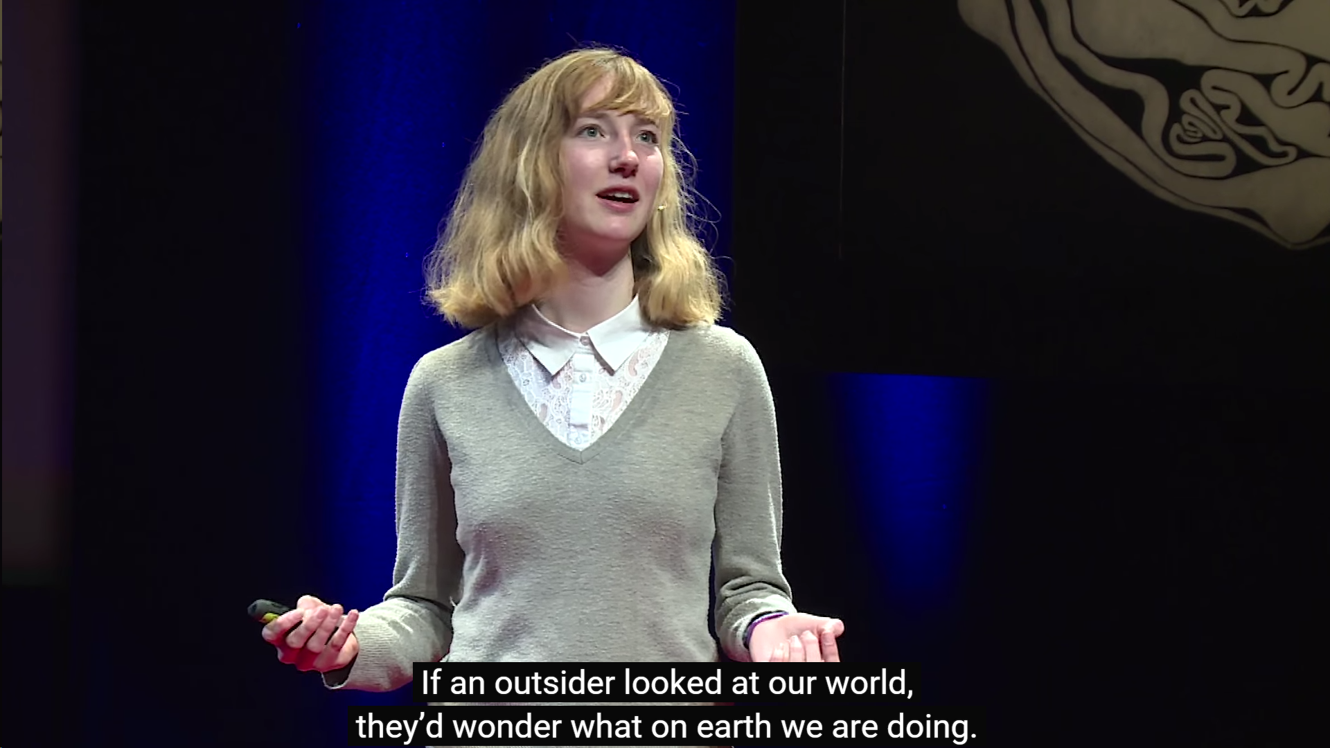 Beth Barnes talking at TEDx Exeter